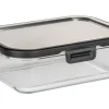 Wenko Vorratsdosen|Vorratsbehälter<Glas Frischhaltedose Steel Black Outdoor Kitchen 1 l
