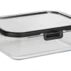Wenko Vorratsdosen|Vorratsbehälter<Glas Frischhaltedose Steel Black Outdoor Kitchen 1,5 l
