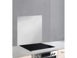 Wenko Küchenrückwände<Glasrückwand 60 cm x 70 cm Silber