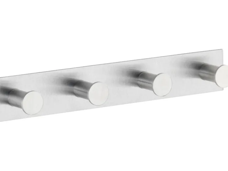 Best Wenko Hakenleiste Celano Quadro mit 4 Haken Edelstahl Rostfrei