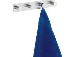 Best Wenko Hakenleiste Celano Quadro mit 4 Haken Edelstahl Rostfrei