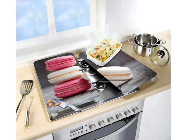 Clearance Wenko Herdabdeckplatten Universal Macarons 2er Set Mehrfarbig