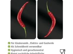 Outlet Herdabdeckplatten Universal Hot Peperoni 2er-Set Mehrfarbig Herdabdeckungen|Herde