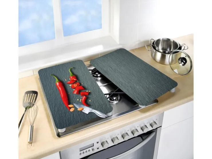 Wenko Herdabdeckungen|Schneidebretter<Herdabdeckplatten Universal Cayenne 2er Set Mehrfarbig