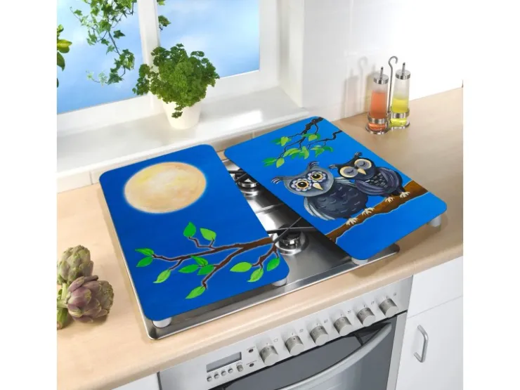 Sale Wenko Herdabdeckplatte Universal 2er Set Eule