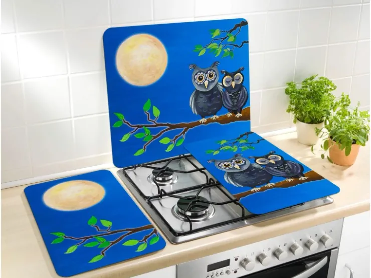 Sale Wenko Herdabdeckplatte Universal 2er Set Eule