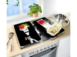 Herdabdeckplatte Universal 2er Set Caprese Herdabdeckungen|Kochfelder