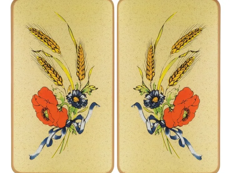 Wenko Herdabdeckungen|Kochfelder<Herdabdeckplatte Universal 2er Set Kornblumen