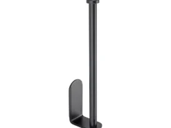 Clearance Wenko Küchenrollenhalter Nio Selbstklebend 27,5 cm x 4,5 cm x 7 cm Schwarz