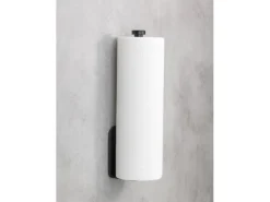 Clearance Wenko Küchenrollenhalter Nio Selbstklebend 27,5 cm x 4,5 cm x 7 cm Schwarz