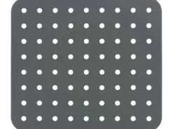 Discount Spülbeckeneinlage Kristall Eckig 27,5 cm x 1 cm x 31 cm Grau Küchenhelfer