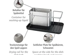 Wenko Küchenhelfer<Spülorganizer Orio Edelstahl