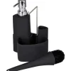 Sale Wenko Spül-Set Empire Schwarz 19 cm x 11 cm x 12,5 cm
