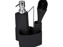 Sale Wenko Spül-Set Empire Schwarz 19 cm x 11 cm x 12,5 cm
