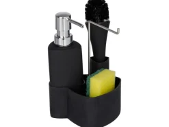 Sale Wenko Spül-Set Empire Schwarz 19 cm x 11 cm x 12,5 cm