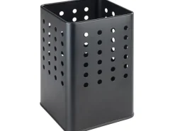 Wenko Küchenhelfer<Utensilienhalter Silio 11,5 cm x 16,5 cm x 11,5 cm Schwarz Matt