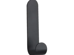 Clearance Wenko Wandhaken Monel Edelstahl 1,8 cm x 10,5 cm x 2 cm Schwarz-Matt 2 Stück