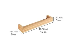 Best Wandregal Bambusa 40 cm Bambus Küchenregale
