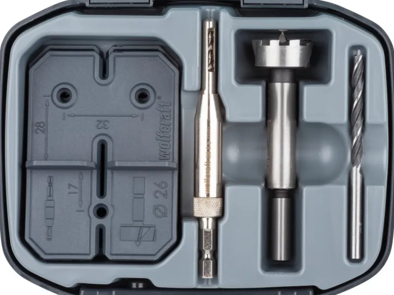 Discount Scharnierloch-Set, Ø 26 mm 5-teilig Töpfe
