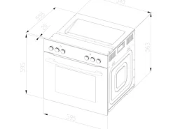 Clearance Wolkenstein Einbaubackofen WMO 80 Backöfen