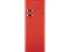 Wolkenstein Retro-Kühl-Gefrierkombination GK212.4RT Feuer EEK: E Rot