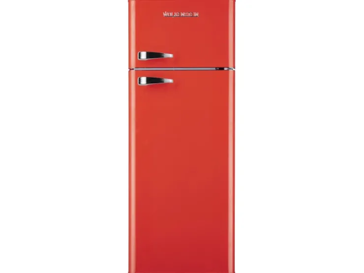 Wolkenstein Retro-Kühl-Gefrierkombination GK212.4RT Feuer EEK: E Rot