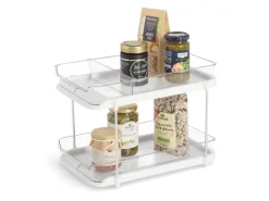 Clearance Aufbewahrungsboxen-Set Kunststoff 2-teilig Transparent Küchen-Ordnungssysteme
