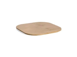 Zeller Küchenhelfer<Brotkasten Metall mit Bambusdeckel 14,5 cm x 26,5 cm x 26,5 cm Schwarz