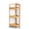 Clearance Zeller Eckregal Bambus 85 cm x 29 cm x 29 cm