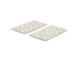 Zeller Schneidebretter|Küchenhelfer<Herdabdeck-/Schneideplatten-Set Terrazzo 2-teilig Bunt