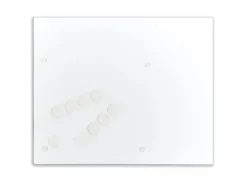 Best Zeller Herdblende-/Abdeckplatte Schiefer-Optik Glas 50 cm x 56 cm Anthrazit