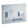 Discount Memoboard mit Utensilien 50 cm x 35 cm x 1,5 cm Edelstahl Küchen-Ordnungssysteme