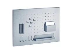 Discount Memoboard mit Utensilien 50 cm x 35 cm x 1,5 cm Edelstahl Küchen-Ordnungssysteme