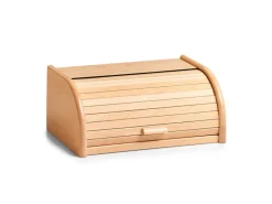 New Rollbrotkasten Buche 18 cm x 28,2 cm x 39 cm Natur Küchenhelfer