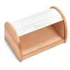 Zeller Küchenhelfer<Rollbrotkasten Buche 21 cm x 25 cm x 39 cm Weiß