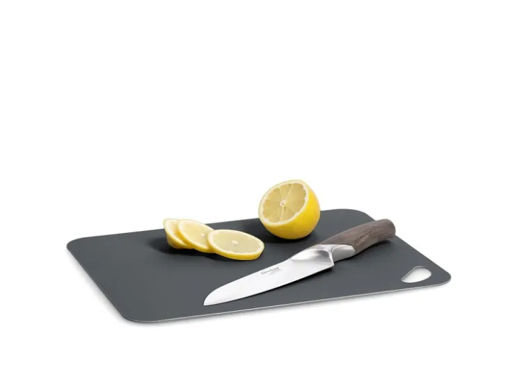 Zeller Schneidebretter<Schneidematten-Set Kunststoff 2-teilig 29 cm x 38 cm Anthrazit/Grau Anthrazit Grau