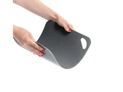Zeller Schneidebretter<Schneidematten-Set Kunststoff 2-teilig 29 cm x 38 cm Anthrazit/Grau Anthrazit Grau