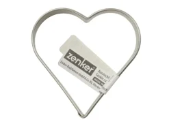 Sale Zenker Ausstecher Herz 6,3 cm x 6,5 cm Silber Küchenhelfer