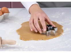 Clearance Zenker Ausstecher Linzer Stern 2 in 1 Silber Küchenhelfer