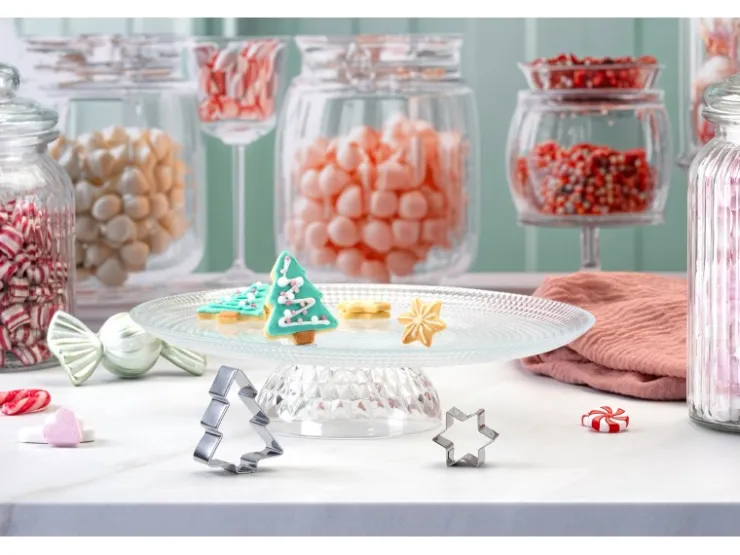 Zenker Patisserie Küchenhelfer<Zenker Ausstecher-Set Baum und Stern Silber 2-teilig