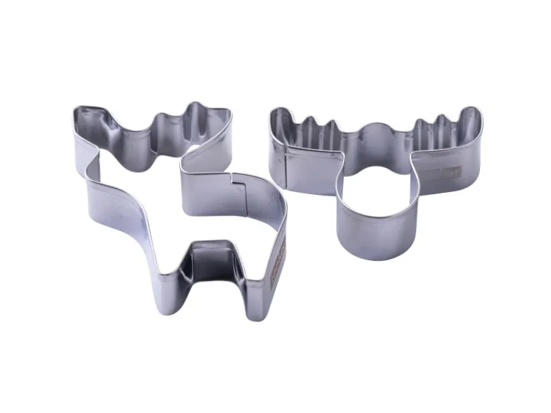 New Zenker Ausstecher-Set Elch Silber 2-teilig Küchenhelfer