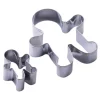Zenker Patisserie Küchenhelfer<Zenker Ausstecher-Set Lebkuchenmann Silber 2-teilig
