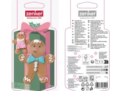 Zenker Patisserie Küchenhelfer<Zenker Ausstecher-Set Lebkuchenmann Silber 2-teilig