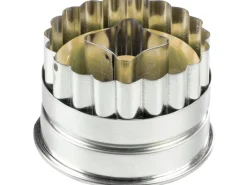 Sale Zenker Ausstechförmchen Linzer Inox Creme 4-tlg. Küchenhelfer