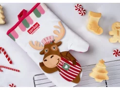 Sale Zenker Backhandschuh Elch-Motiv Mehrfarbig Küchenhelfer