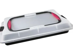 Sale Zenker Blechkuchenform Special To Go mit Tragehaube 7,5 cm x 42 cm x 29 cm