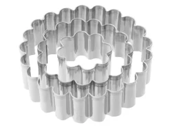 Discount Ausstecher-Set 3-teilig Edelstahl Küchenhelfer