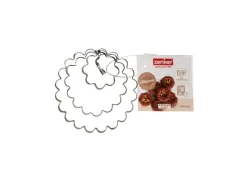 Discount Ausstecher-Set 3-teilig Edelstahl Küchenhelfer