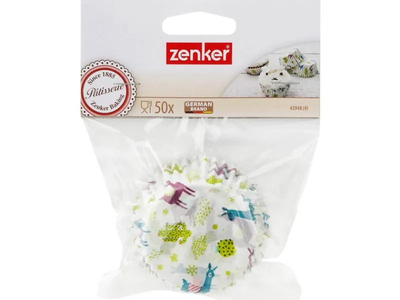 Papierbackförmchen Lama/Kaktus 50 Stück Küchenhelfer