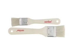 Best Zenker Pinsel Fair 30 mm / 40 mm Braun/Silber 2 Stück Küchenhelfer
